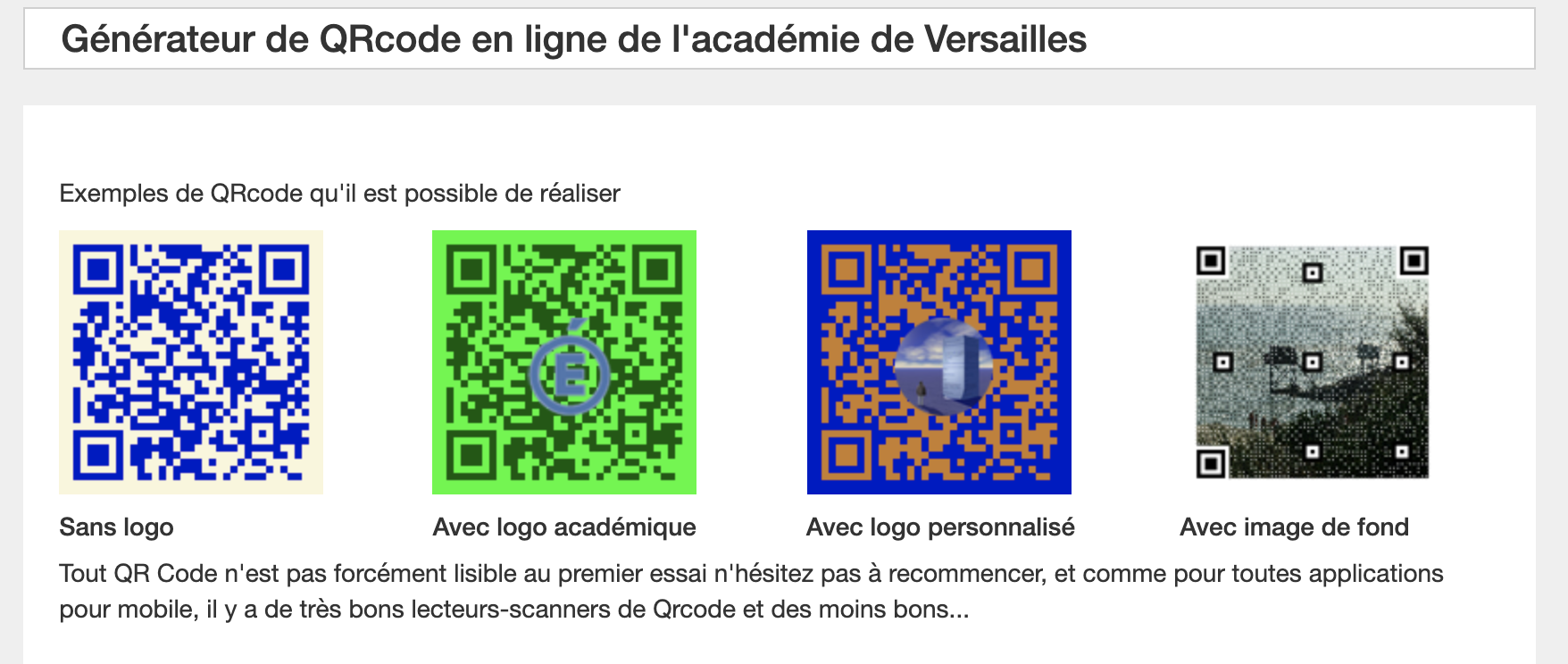 générateur de QR-code