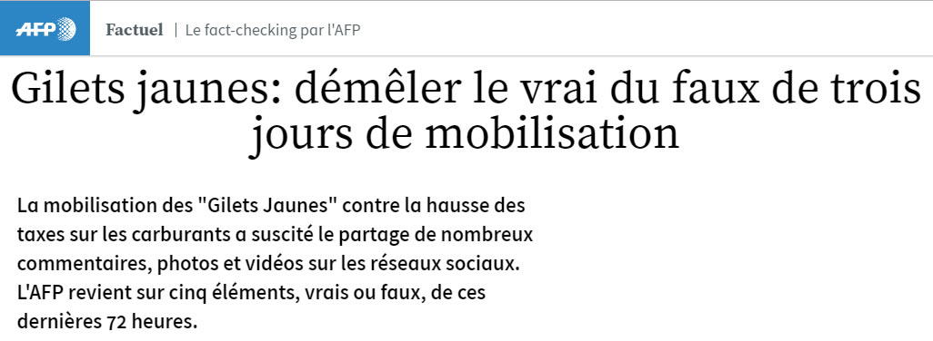 Les décodeurs de l'AFP