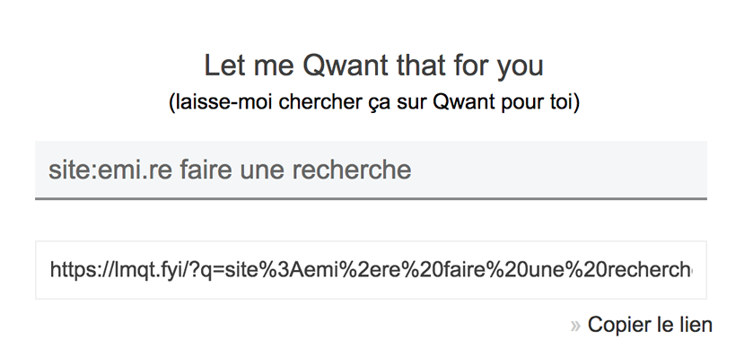 qwant opérateurs