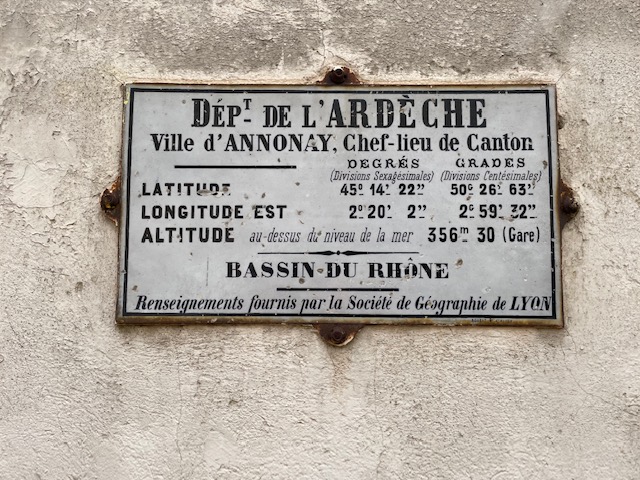 latitude longitude Ardeche