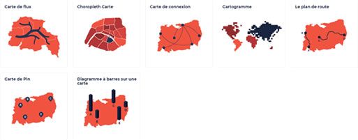 Visualisation géographiques