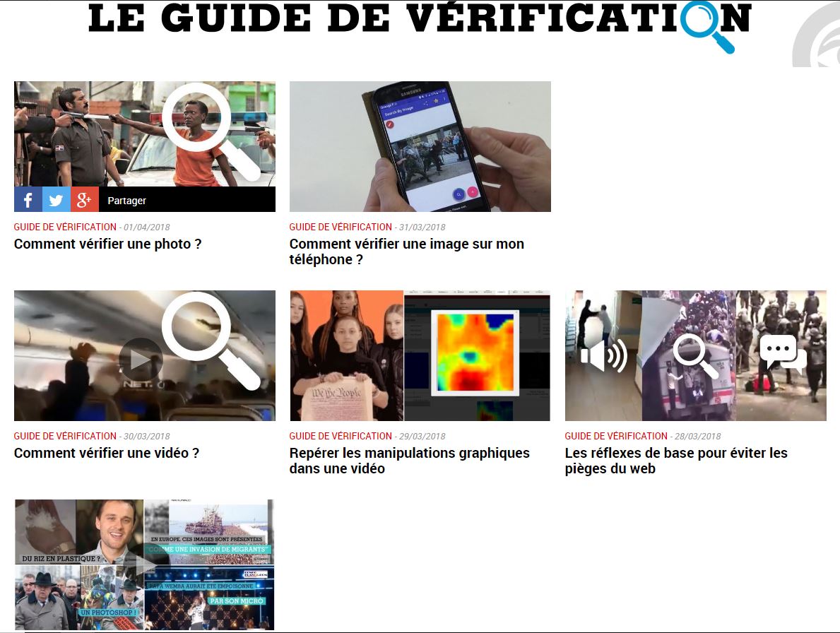 Guide de la vérification