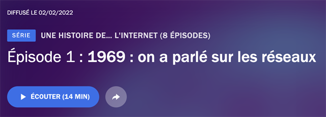 Histoire d'Internet, épisode 1